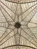 The wooden ceiling