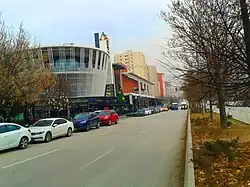 Main street from south west to north east