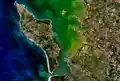 Satellite view of Oléron