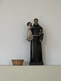 Sculpture inside the church