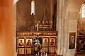 Interior with a restored altar partition (designed by Natalia Slipchenko)