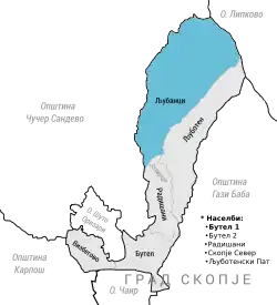 Location in Butel Municipality
