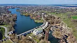 Aerial view of Stebliv