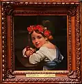 Anna Maria Falcucci as the Girl in a Poppy Wreath Holding a Carnation, 1819