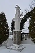 Statue Column beside the Church