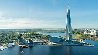 The Lakhta Center in Saint Petersburg by RMJM (until 2011), GORPROJECT, 2019