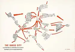 A psychogeographical map of Paris