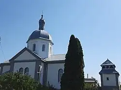 A white church