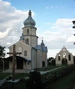 Church of St. Apostles Peter and Paul (1993) in Pidberiztsi, Zboriv district, Ternopil region