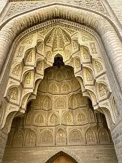 Muqarnas in one of the iwans of the Abbasid Palace in Baghdad (late 12th or early 13th century), late Abbasid period