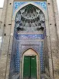 Entrance to the mausoleum