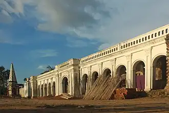 Front view of Haripur Barabari