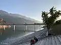 View of the bridge connecting Baidicheng and the mainland