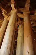 inside the octagonal tower
