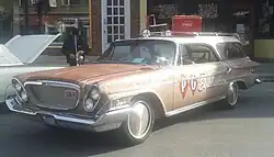 1962 Chrysler Newport Town & Country (with non-standard wheel covers)
