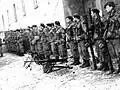 Italian Army soldiers with a M37 ready for training, 1952