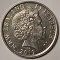 0.50 NZD coin Obverse