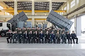 HF-3 launch trucks, crews, and President Lai Ching-te in 2025