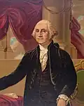 Engraving: George Washington by Karl Augustus Weidenbach, c.1876