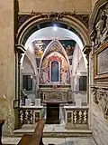 Late Gothic chapel with paintings by Antoniazzo Romano and Baldassarre Peruzzi