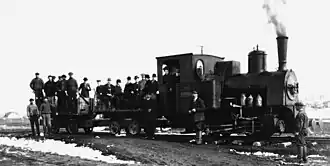 1913 steam locomotive in Iceland