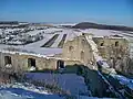 The castle in snow