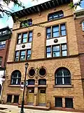 1213-1215 Locust Street in Philadelphia, initially a five-story book store, designed by Day and built in 1892