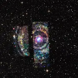 X-ray light rings from a neutron star in Circinus X-1