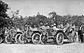 1909 Team of Moline Model K's on the Glidden Tour