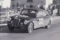 Lancia Aurelia B20 in the 1951 Mille Miglia