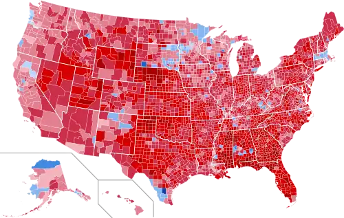 Colored map