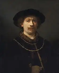 Self-portrait wearing a hat and two Chains, c. 1642—1643, Thyssen-Bornemisza Museum, Madrid.