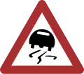 Slippery road