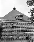 Castle restoration in 1985.