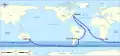 1990-1991 Route