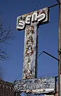 Signage for WENN radio station, Birmingham Alabama, 2010