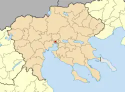 Location of Kordelio-Evosmos