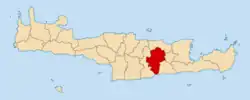 Location of Minoa Pediada