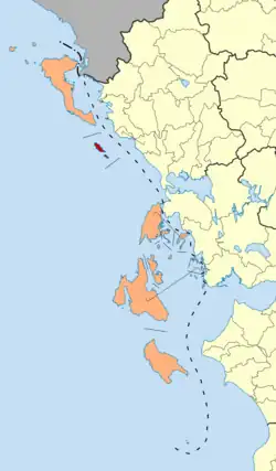 Location of Paxoi