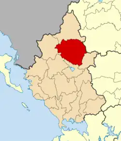 Location of Zagori