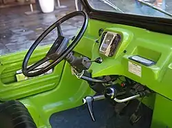 Dashboard of a 2WD Méhari