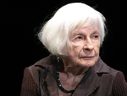 Danuta Szaflarska, the actress portraying Aniela (2013)