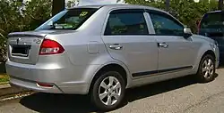 2013 Proton Saga FLX Executive Rear (Cyberjaya, Malaysia)