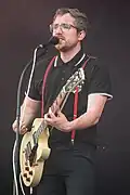 Steffen Israel (lead guitar, keys) in 2015