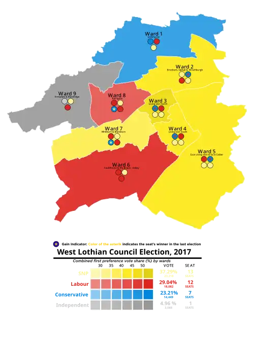 2017 results map