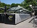Automatic stall from OV-fiets at Ommen train station.