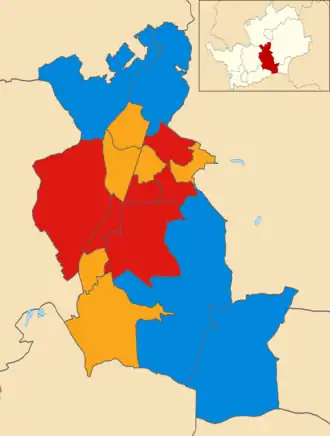 2023 results map