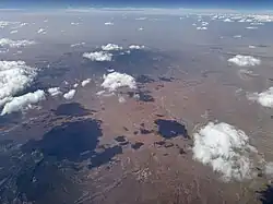 Aerial view of Red Valley and surrounding areas