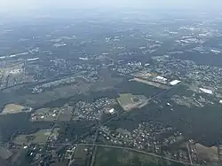 Aerial view of Monmouth Junction