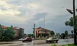 The city of Surak after rain
